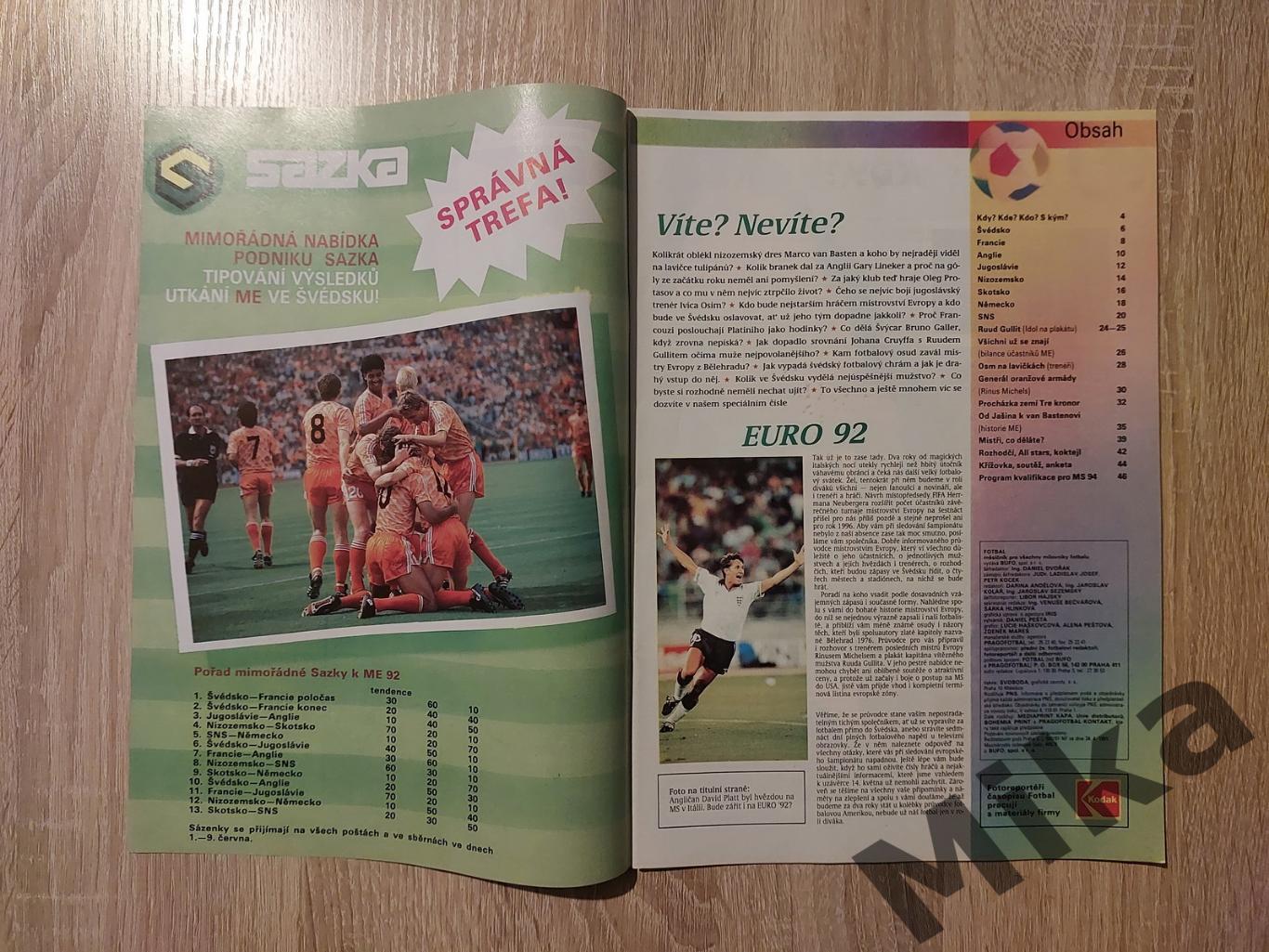 Fotbal sport №6-1992 1