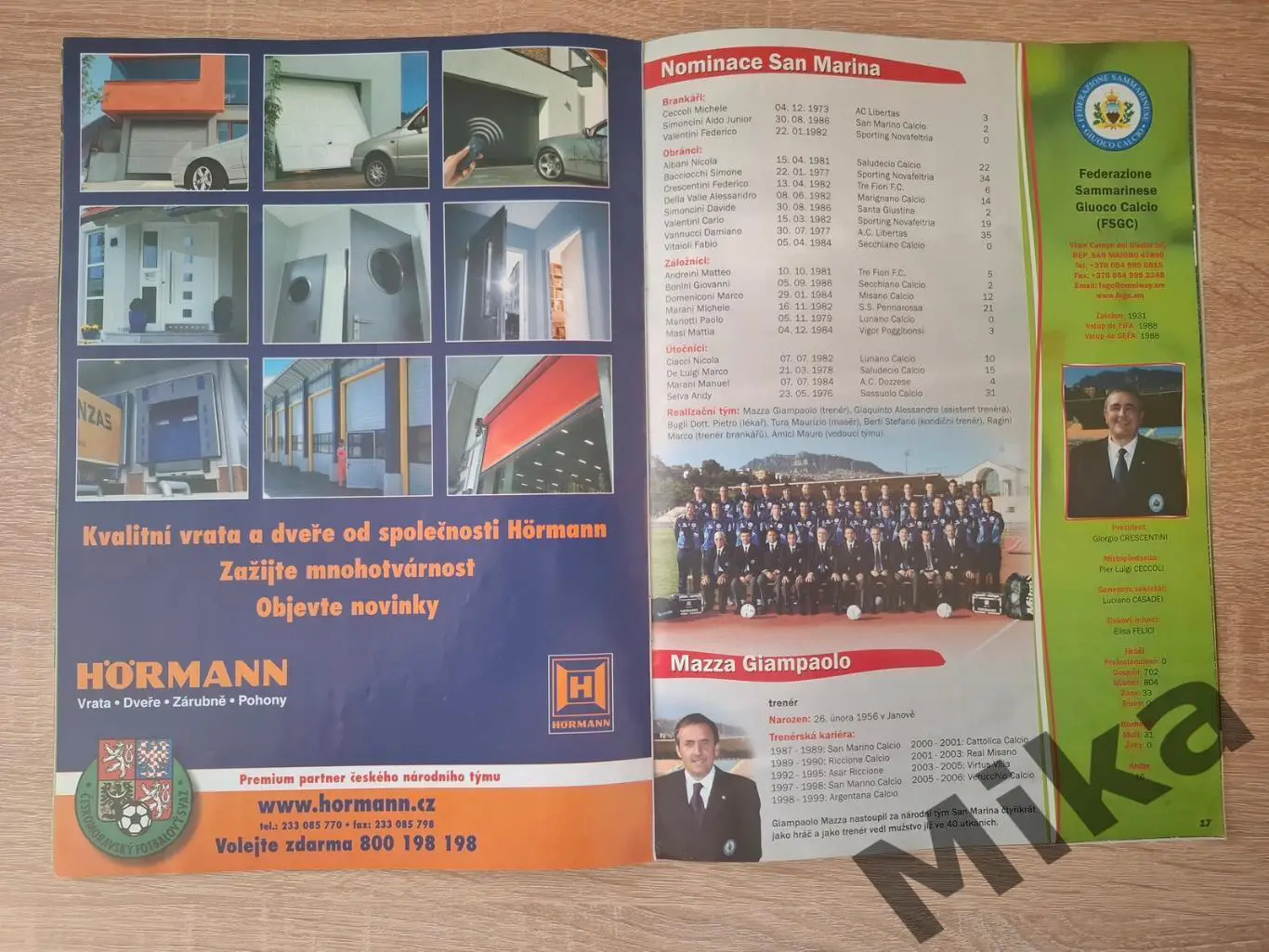 Чехия - Сан Марино 2006 3