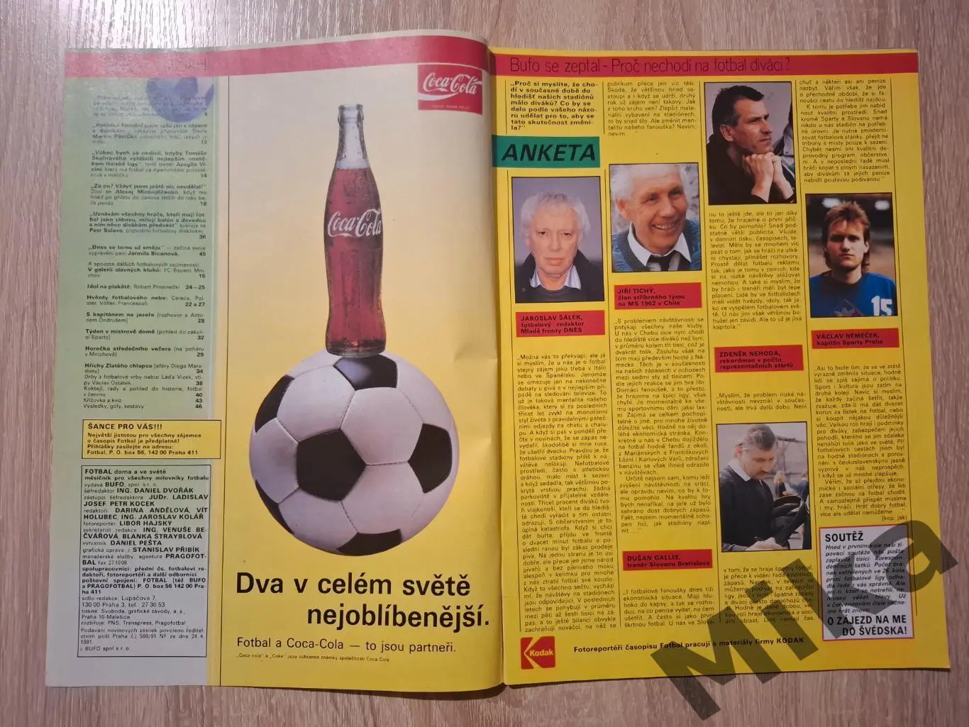 Fotbal sport №3-1991 1