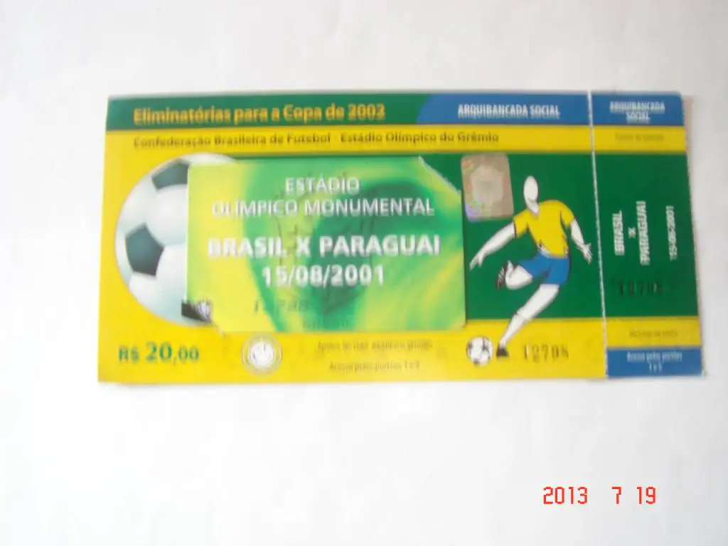 Бразилия- Парагвай 2001