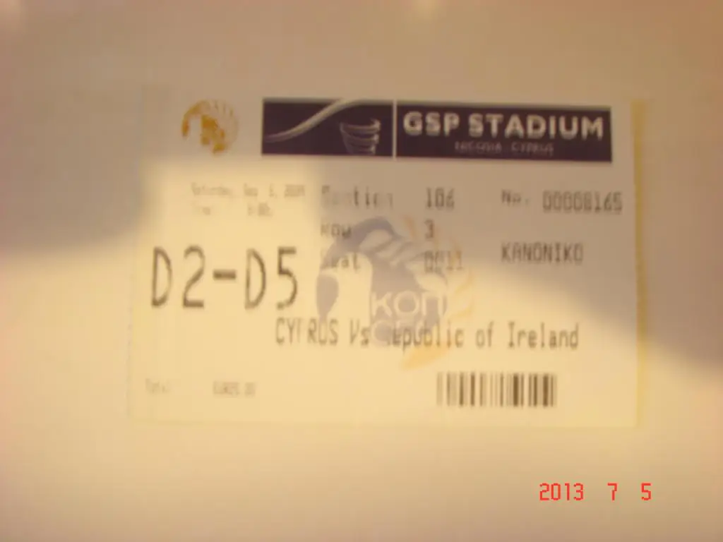 Кипр -- Ирландия 2009