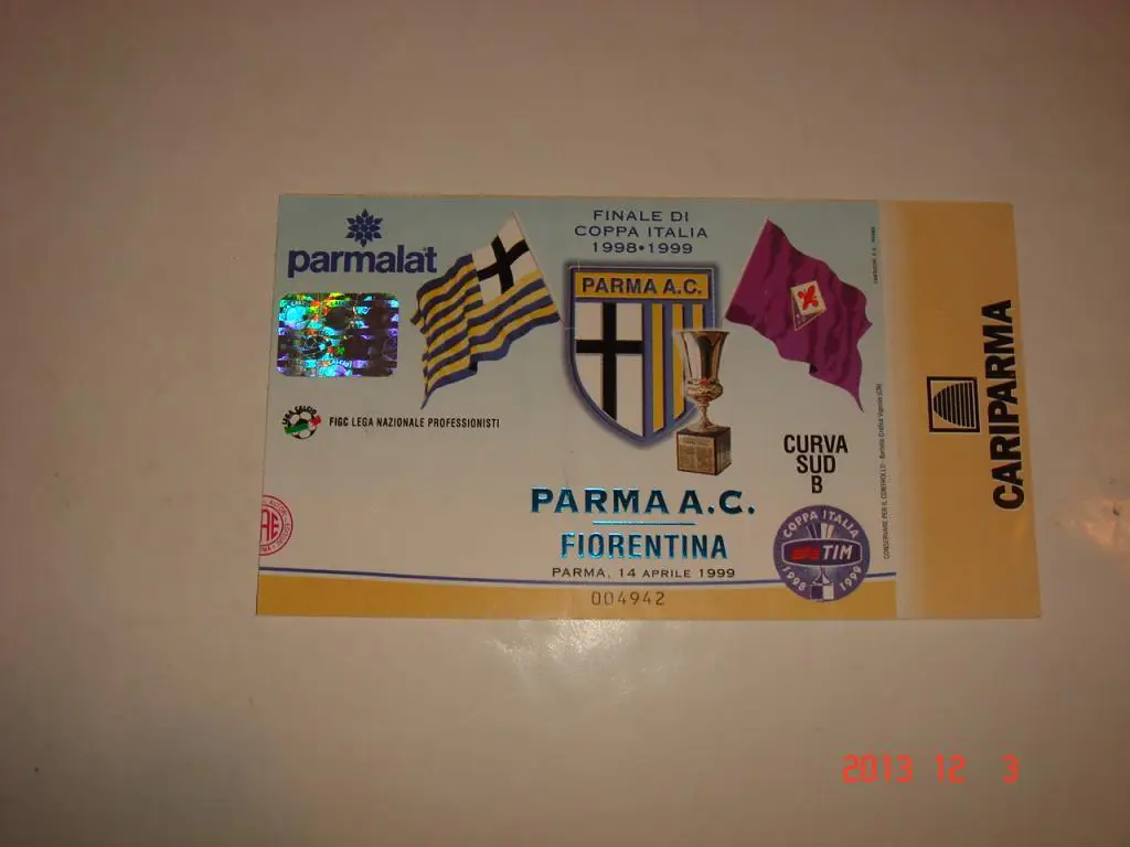 Парма -Фиорентина 1999. Финалкубок Италии