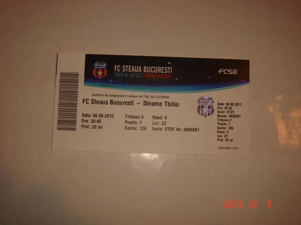 Стяуа-- ДинамоТбилиси2013