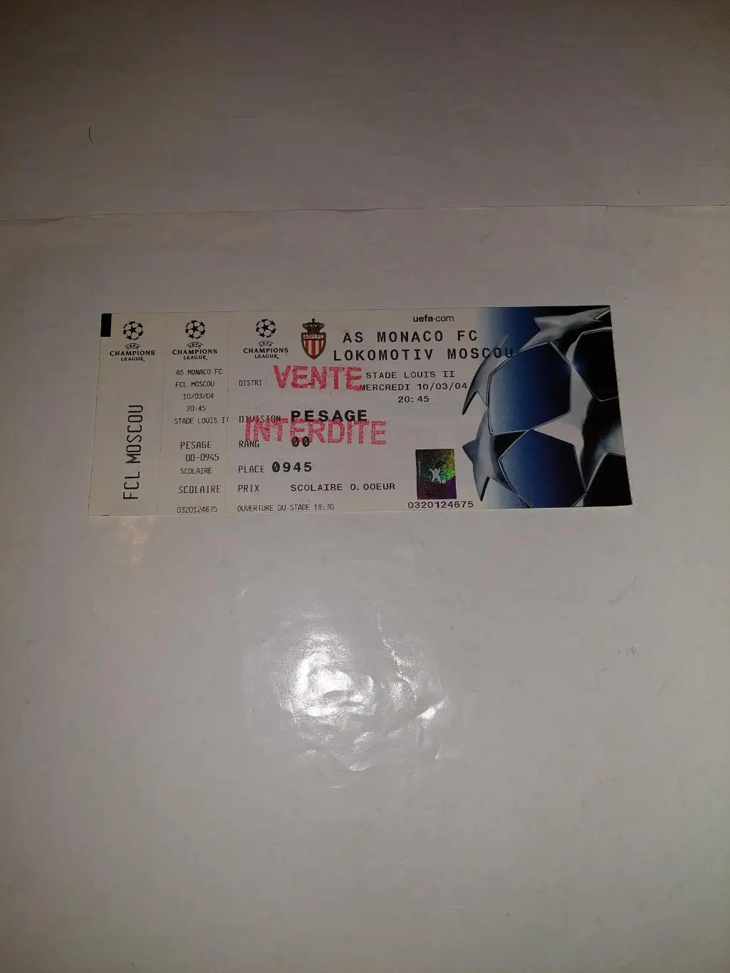 Монако - Локомотив М,2004