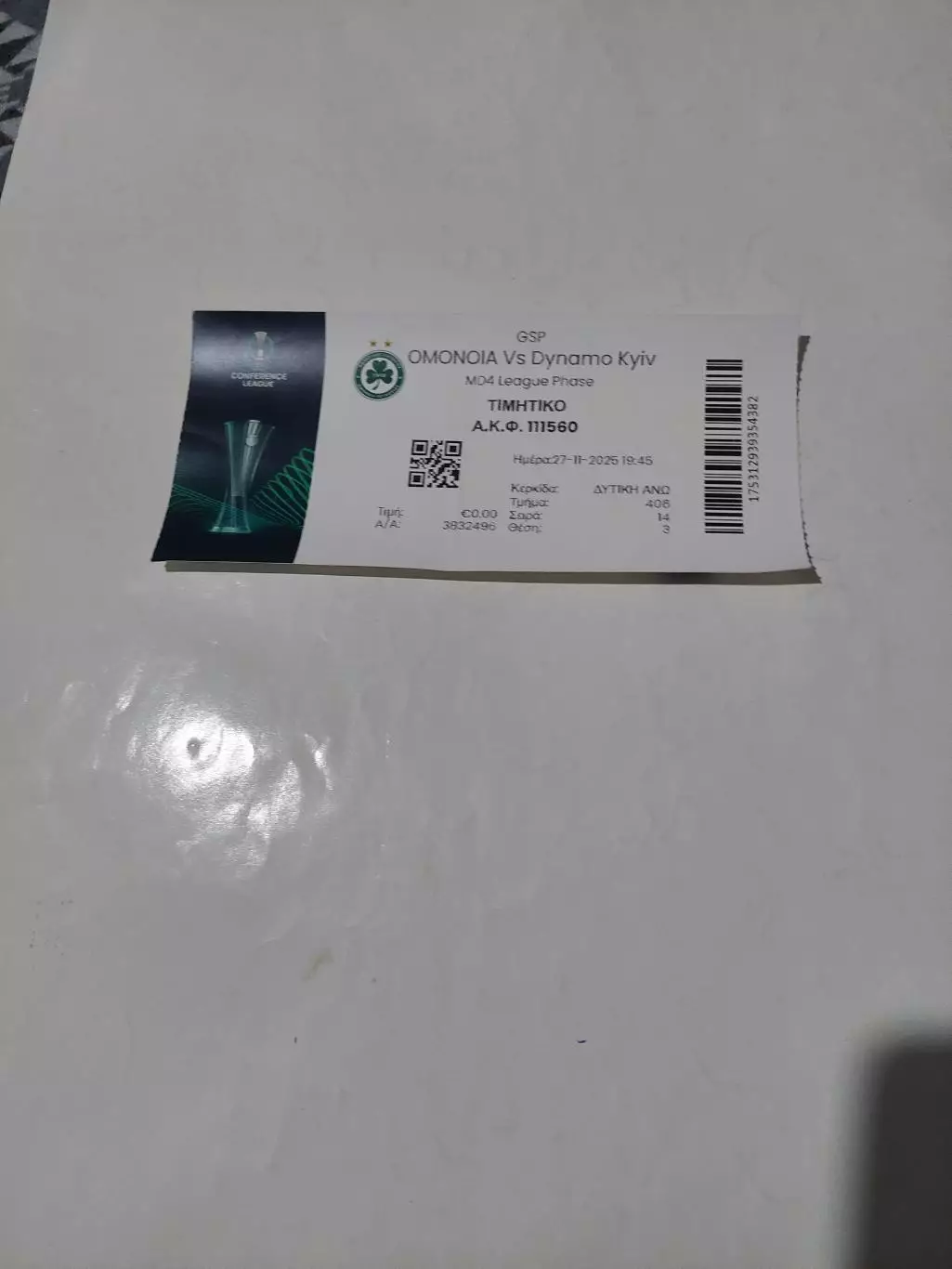 Омония -Динамо Киев.2025