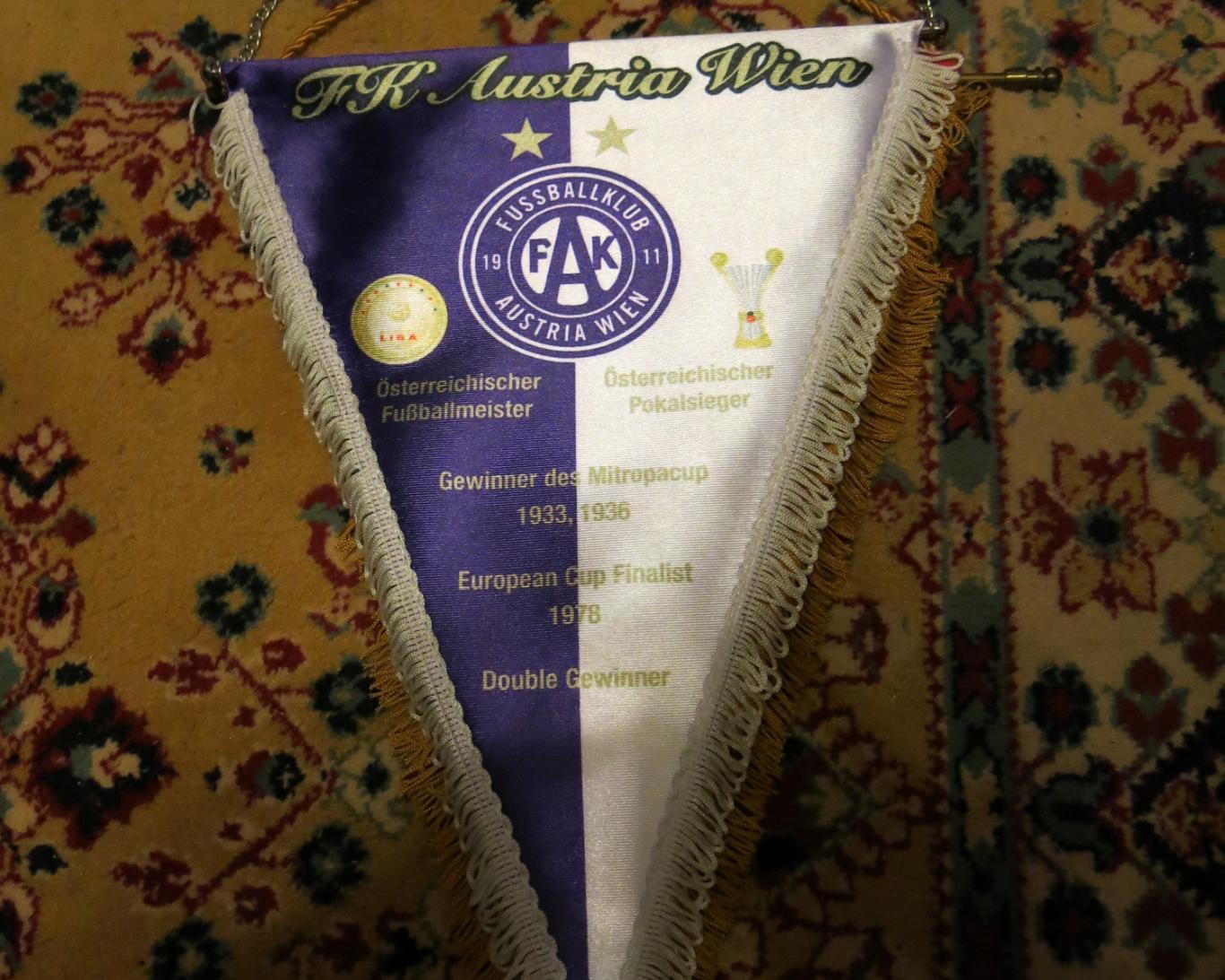 Вымпел fc AUSTRIA WIEN.