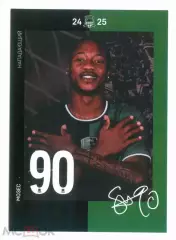 ФК Краснодар Мозес автограф 2024-2025 сезон