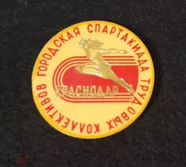Знак рабочая спартакиада вдфсо профсоюзов краснодар спорт пластмасса игла