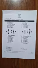 Казахстан - Бельгия 2025 Отборочный матч Чемпионат Мира Тим шит Стартовые состав