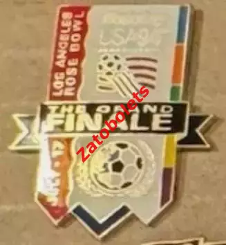 Футбол Чемпионат Мира 1994 США Финал Бразилия - Италия 17.07.94