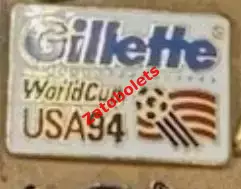 Футбол Чемпионат Мира 1994 США Gillette Жиллет
