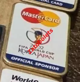 Футбол Чемпионат мира 2002 Корея Япония Mastercard