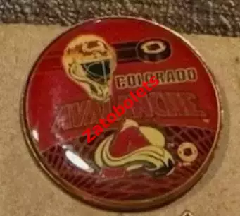 Хоккей НХЛ Колорадо Эвеланш маска логотип