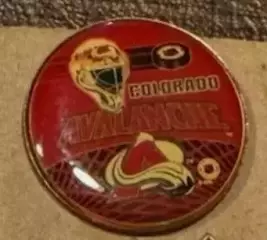 Хоккей НХЛ Колорадо Эвеланш маска логотип