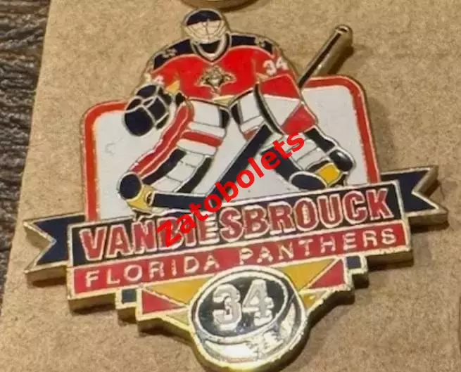 Хоккей НХЛ Джон Ванбисбрук 34 Флорида Пантерз