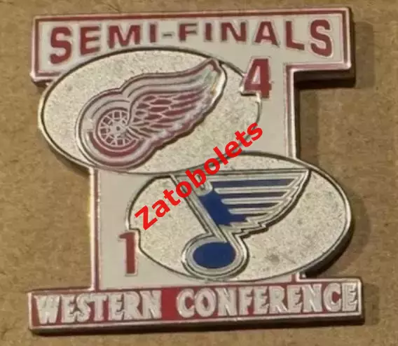 Хоккей НХЛ Детройт Ред Уингз - Сент-Луис 4:1 Полуфинал Западной конференции