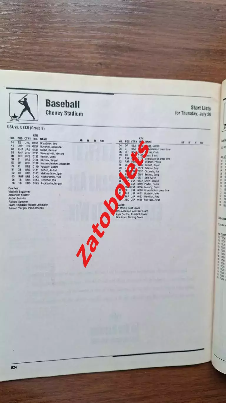 Игры доброй воли 1990 СССР Гандбол Волейбол Бейсбол Водное поло Легкая атлетика 3
