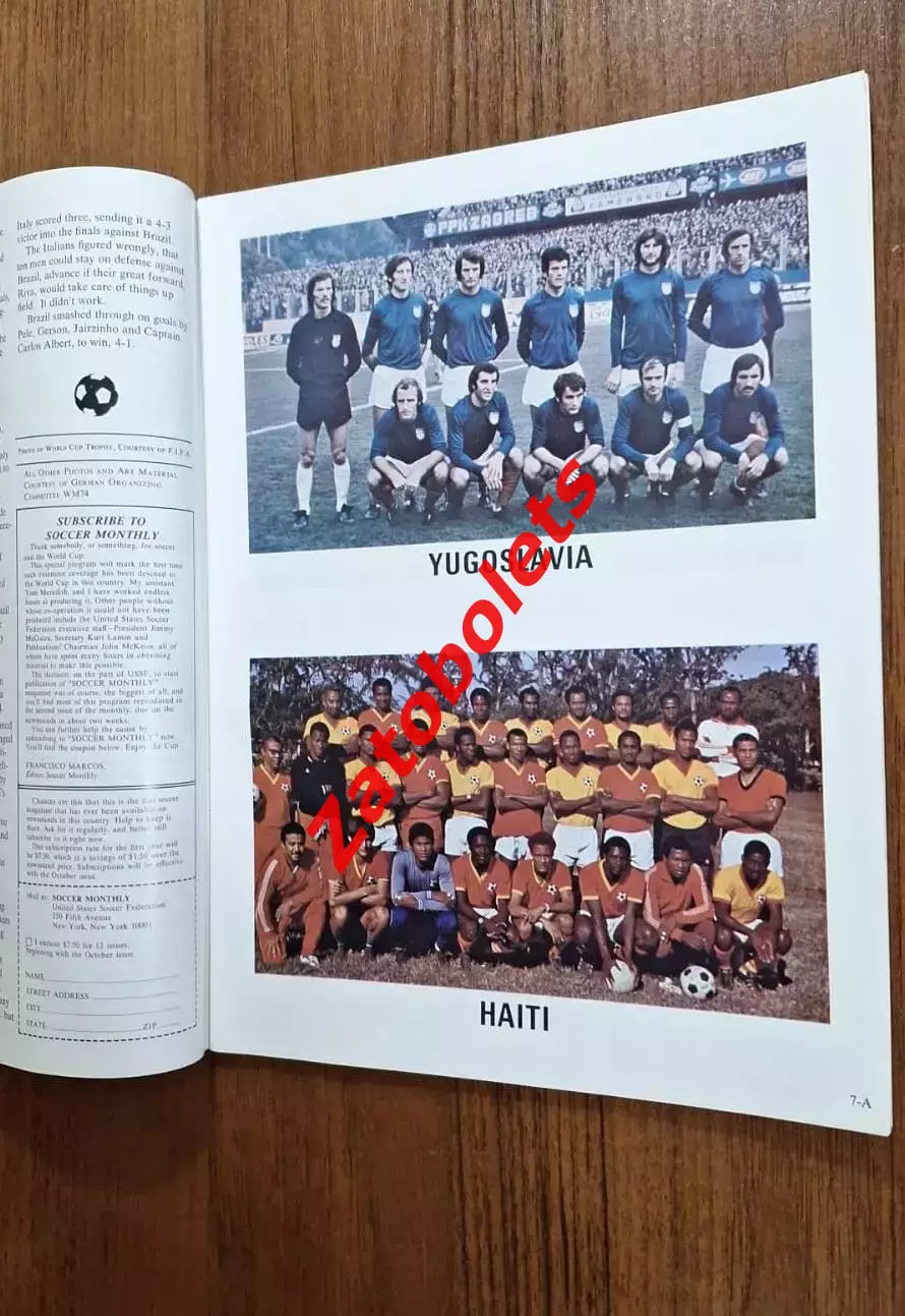 Чемпионат Мира 1974 Германия SOCCER 2