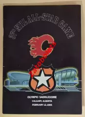 Хоккей Матч всех звезд НХЛ 1985 ALL STAR GAME NHL Медиа гид