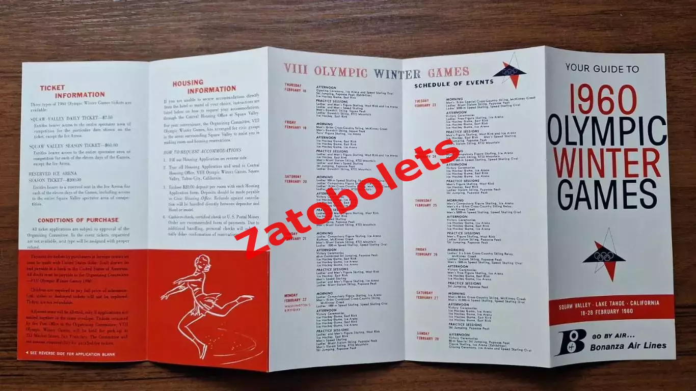 Олимпийские игры Олимпиада Скво-Вэлли 1960 Гид 1
