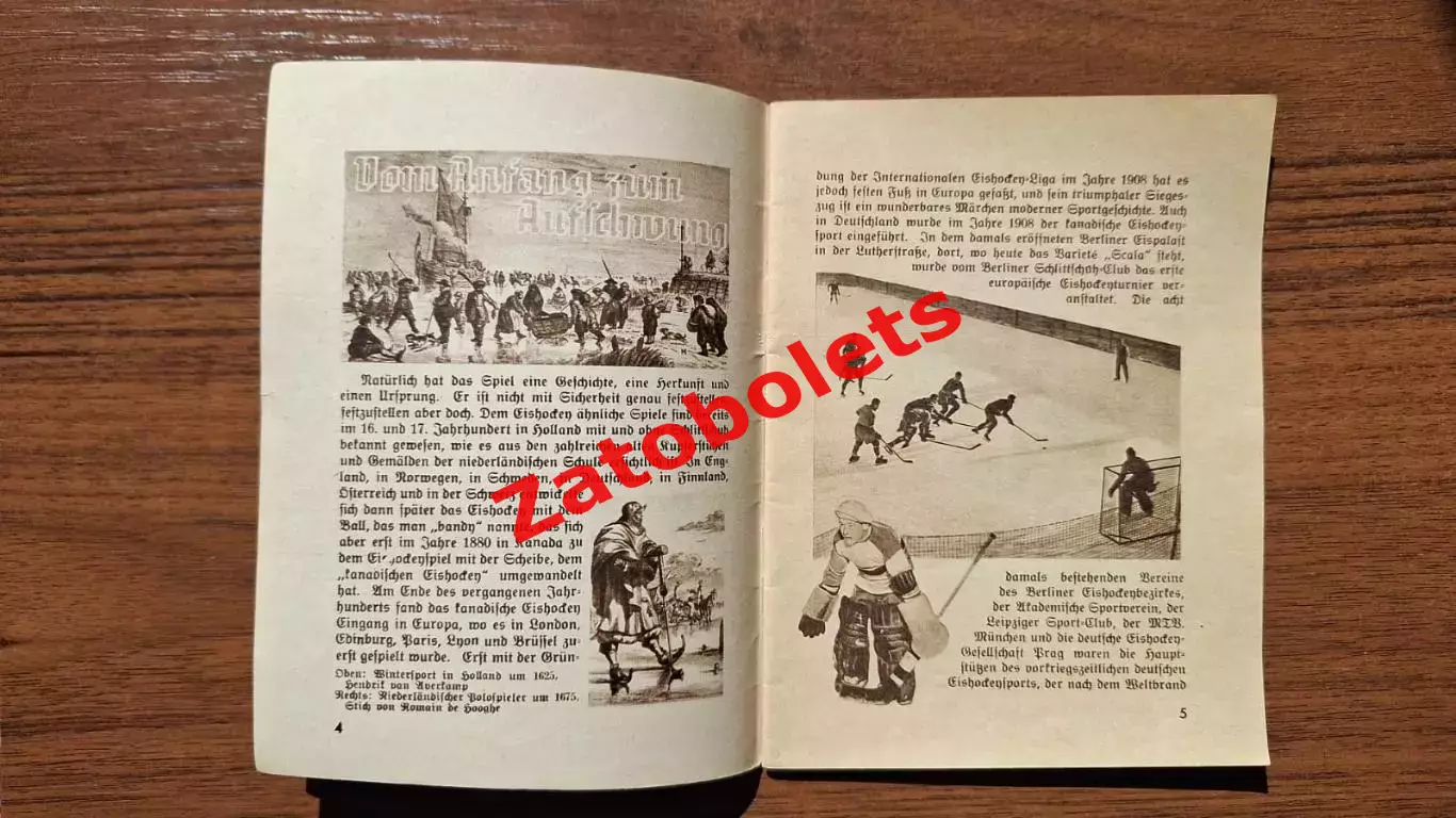 Хоккей Олимпийские Игры Олимпиада 1936 Гармиш-Партенкирхен Германия 2