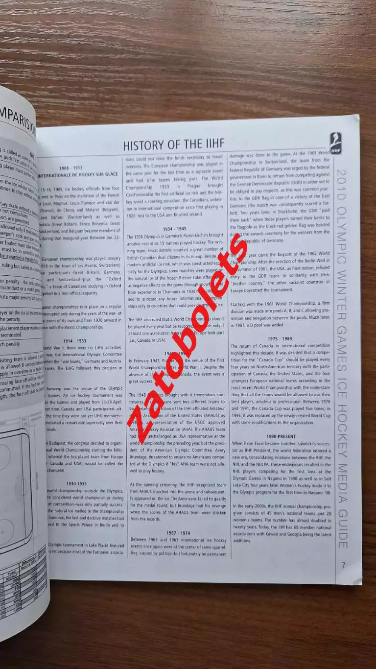 Олимпийские Игры Олимпиада 2010 Ванкувер Канада офиц. выпуск ИИХФ сборная России 3