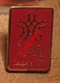 Знак Олимпийские Игры Олимпиада 1988 Калгари