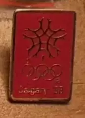 Знак Олимпийские Игры Олимпиада 1988 Калгари