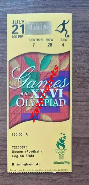 олимпиада Германия - Япония жен / Италия - Мексика мужчины 1996 Олимпийские Игры