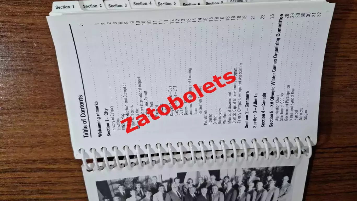 Олимпиада 1988 Олимпийские игры Калгари Канада Медиа гид 1