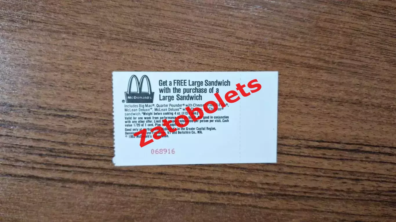 Билет Канада - Спартак Москва 18.12.1992 Кубок США 1