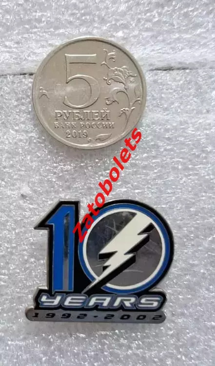 Хоккей НХЛ Тампа Бей Лайтинг 10 лет 1992 - 2002