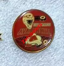 Хоккей НХЛ Колорадо Эвеланш маска логотип