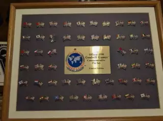 Знаки Игры доброй воли 1990 Сиэттл США Страны флаги СССР