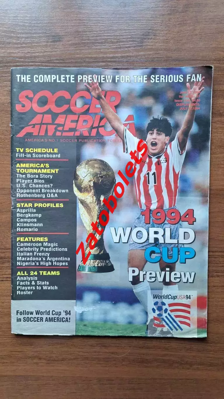 Чемпионат Мира 1994 США гид - Preview Soccer America