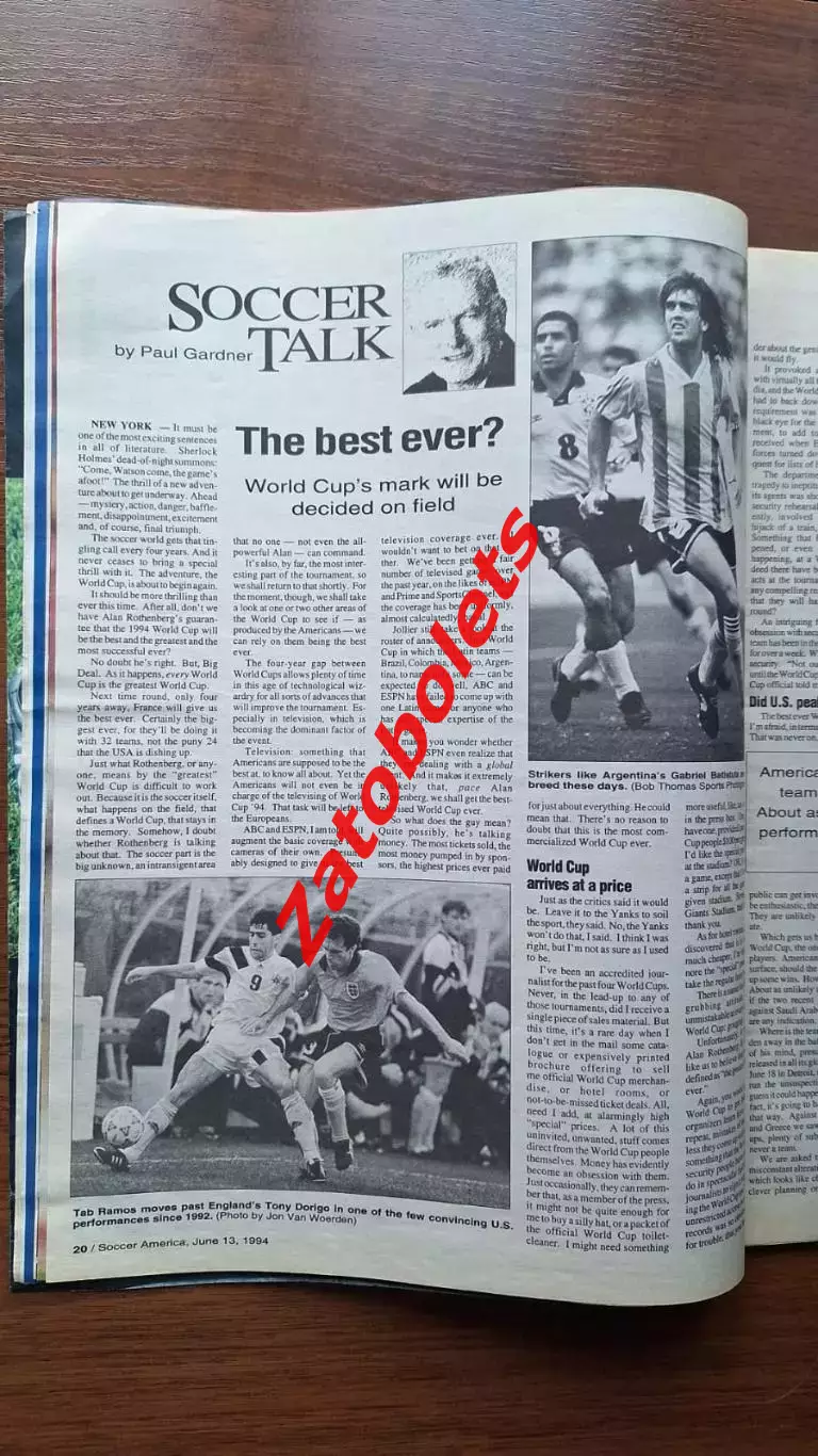 Чемпионат Мира 1994 США гид - Preview Soccer America 4