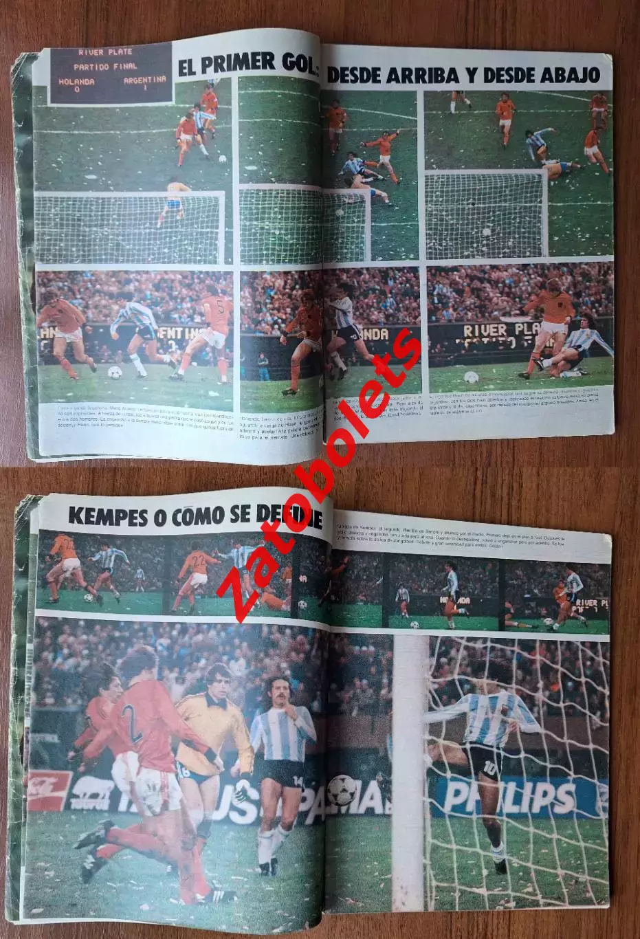 Чемпионат Мира 1978 Аргентина Финал Итоги Футбол El Grafico 1