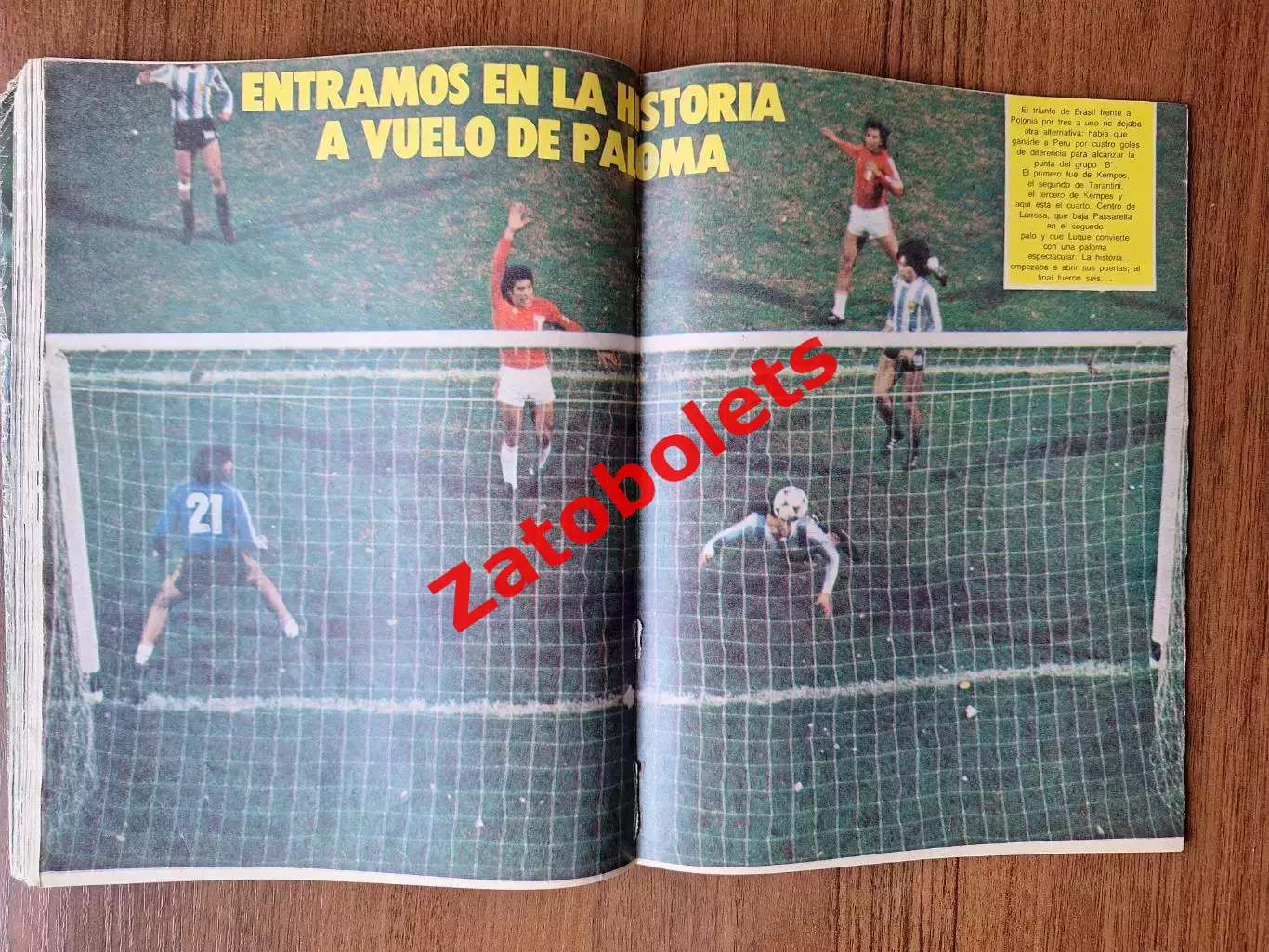 Чемпионат Мира 1978 Аргентина Финал Итоги Футбол El Grafico 6