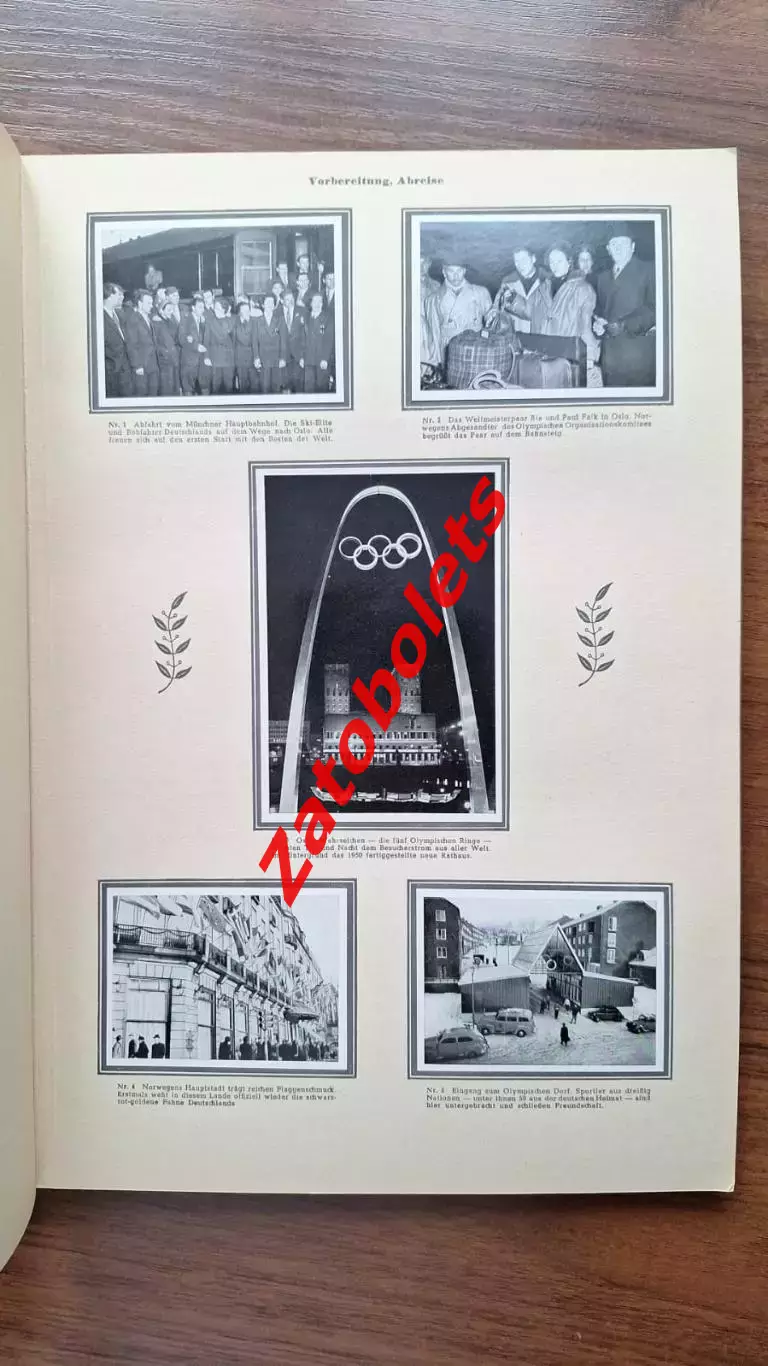 Фотоальбом Зимние Олимпийские Игры Олимпиада 1952 Осло ИТОГИ 4