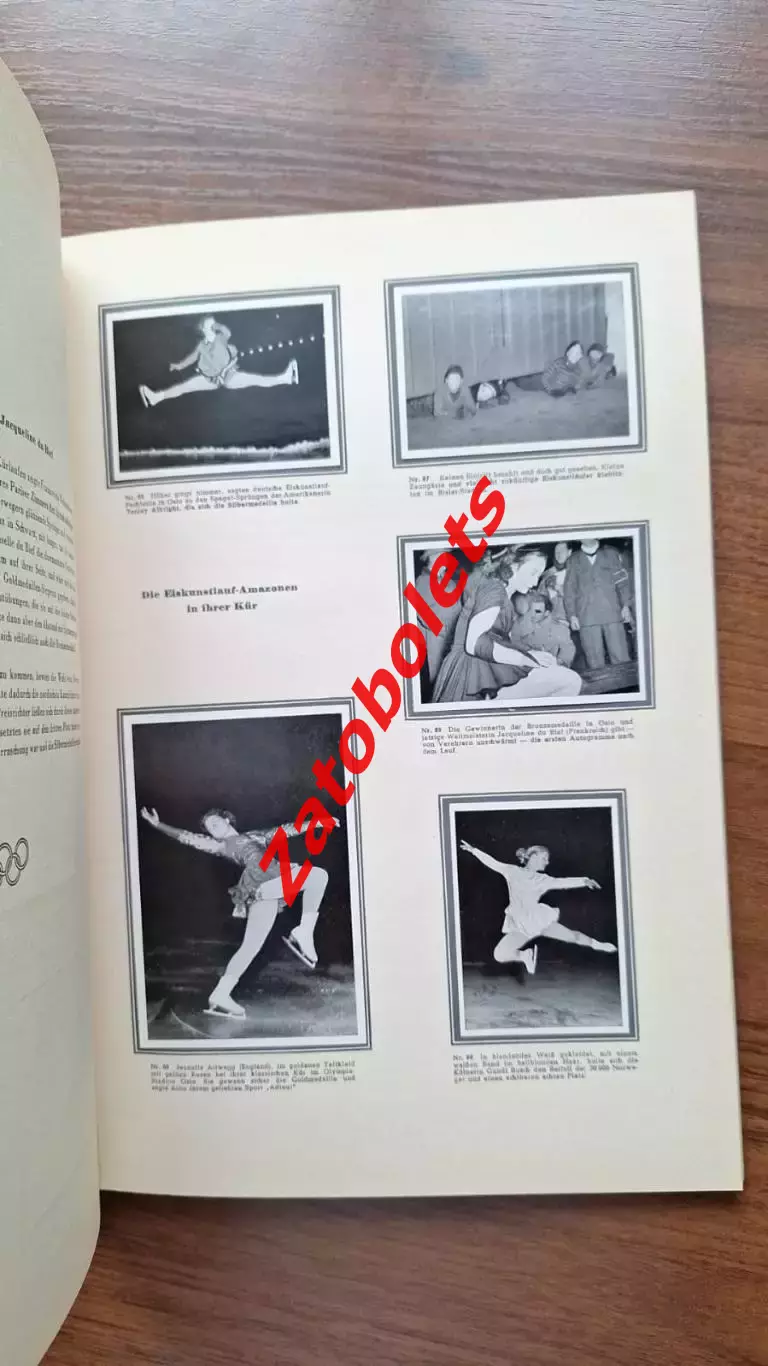 Фотоальбом Зимние Олимпийские Игры Олимпиада 1952 Осло ИТОГИ 6