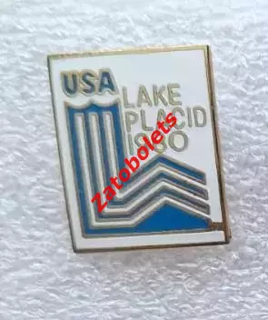 Олимпийские игры Олимпиада зимняя 1980 Лейк-Плэсид США Эмблема