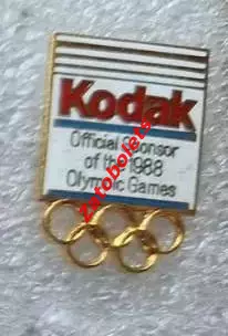 Олимпийские Игры Олимпиада 1988 Сеул Южная Корея Легкая атлетика Кодак спонсор