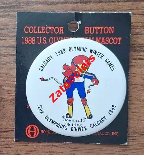 Олимпийские Игры Олимпиада 1988 Калгари Канада Горнолыжный спуск