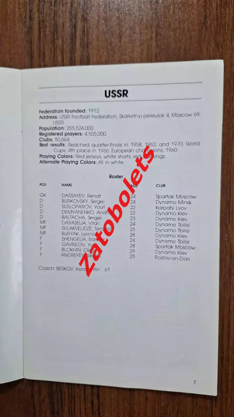 Чехословакия ЧССР СССР 1981 Отборочный матч Чемпионат Мира Globe Kicker Шенгелия 2