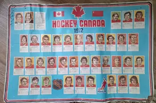 Плакат Постер сборная Канады 1972 Суперсерия Канада - СССР