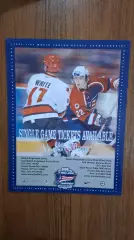 Хоккей Молодежный Чемпионат Мира 2004 - 2005 Реклама - листовка Расписание 2