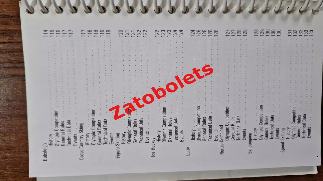 Олимпиада 1988 Олимпийские игры Калгари Канада Медиа гид 3