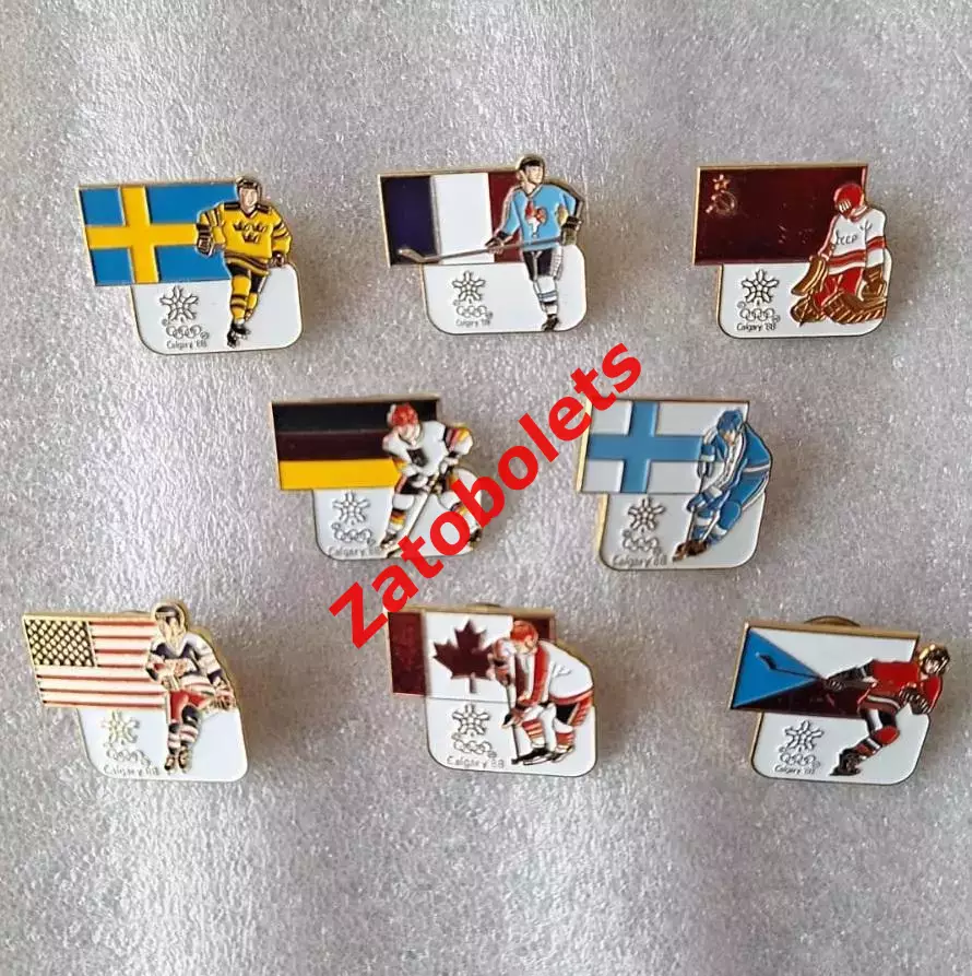 Хоккей Олимпийские Игры Олимпиада 1988 Калгари сборная СССР Канада США Швеция