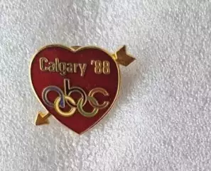 Олимпийские Игры Олимпиада 1988 Калгари Канада abc 4 сердце стрела