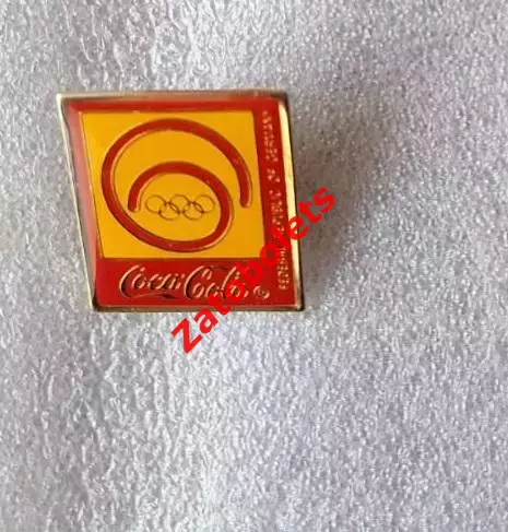 Знак Олимпийские Игры Олимпиада 1988 Калгари спонсор Coca-Cola